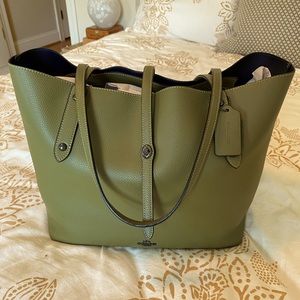 Army Green Coach Tote